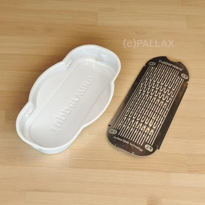 TUPPERWARE D185 TUPPER© PROFI-REIBE FEINER RASPEL-EINSATZ EDELSTAHL - Bild 1 von 2