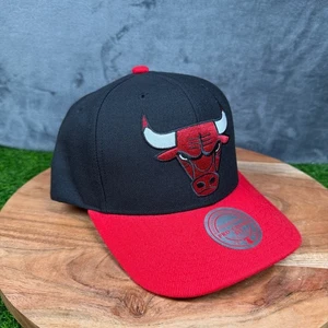 Mitchell & Ness Chicago Bulls Pro Crown NBA Hat Baseball Cap Snapback Mens NWT - Picture 1 of 8