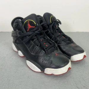Nike Air Jordan 6 Ringe GS schwarz University rot-weiß 323419-063 Größe 4 Y - Bild 1 von 18