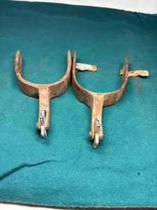 Par de espuelas vaqueras occidentales vintage - Imagen 1 de 8