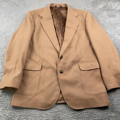 Pendleton Blazer Para Hombres 44 Largo Camel Marrón Lana Abrigo Deportivo Chaqueta Clásico Foto 1 de 4