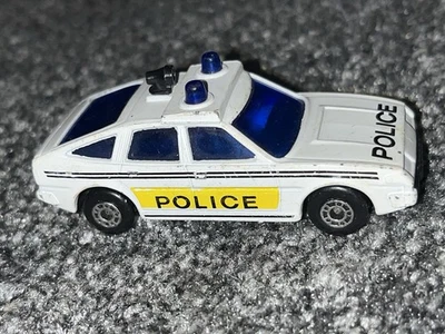 Matchbox International 8 Rover 3500 Police Car, white, blue windows mint!! #208 - Image 1 of 3