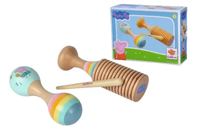 Peppa Pig Maraca und Ratsche Set Bunter Stückkarton 109265764 2023 Simba Toys - Bild 1 von 3