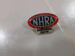 NHRA Original 2010 Championship Drag Racing Member Hat Lapel Pin - Picture 1 of 2