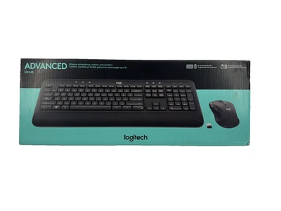 Logitech MK545 Advanced Keyboard Full Size Wireless Mouse Dongle - Image 1 of 4