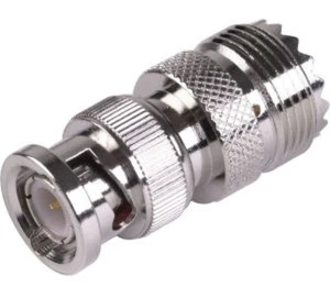 Adapter PL259 SO239 Buchse auf BNC Stecker, Scanner Radio Ham usw. - Bild 1 von 1
