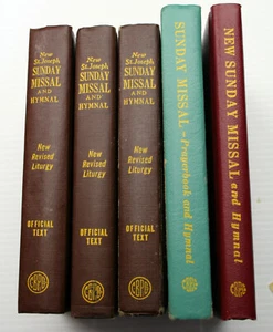 You Pick ST. JOSEPH SUNDAY MISSAL 1967-72 HC prayer calendar hymnal rev liturgy - Picture 1 of 7