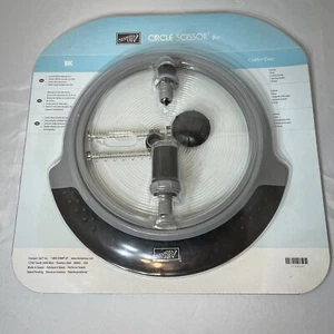 Stampin Up Circle Scissors Plus Cutter Bee 2 Handles 2 Blades - Picture 1 of 8