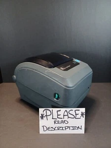 Zebra GX430t Thermal Label Printer Serial & USB (No AC Adapter) Z5 - Picture 1 of 9