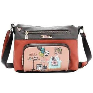 Nicole Lee USA Eco-Leather Adjustable Strap Crossbody Bag - Picture 1 of 7