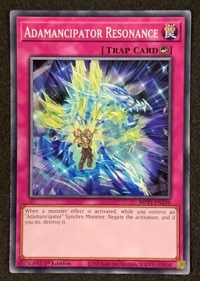 Adamancipator Resonance | MP21-EN236 | Common | 1st Edition | YuGiOh - Image 1 of 3