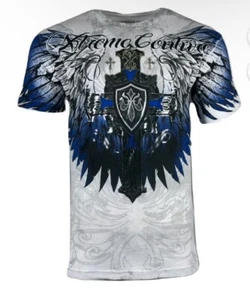 XTREME COUTURE by AFFLICTION Men's T-Shirt TEMPEST Biker MMA Mens 2X - Picture 1 of 1