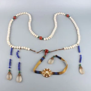 Chinesische exquisite handgefertigte Perlenkette / "Chao Zhu" B - Bild 1 von 9