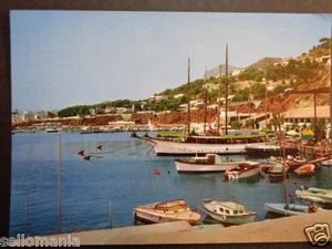 POSTAL DE JAVEA PUERTO Y CLUB NAUTICO ALICANTE BOATS POSTCARD POSTKARTE  CC03167 - Picture 1 of 1