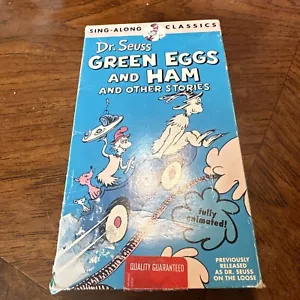 Dr. Seuss Green Eggs And Ham & Other Stories VHS Sing Along Blockbuster Video - Picture 1 of 10