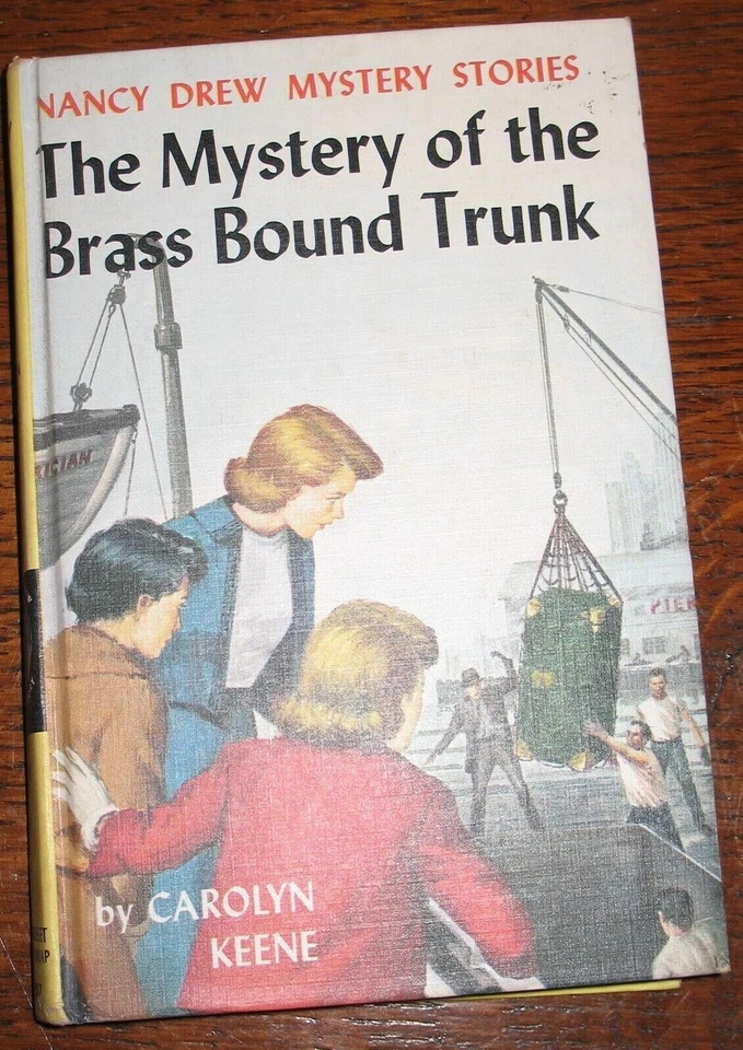 1940 Nancy Drew Stories The Mystery of the Brass Bound Trunk HC Childrens Book - Imagem 1 de 1