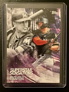 2018 Topps #SSS-43 GIANCARLO STANTON  Superstar Sensations FLORIDA MARLINS - Picture 1 of 2