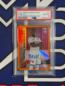 AXEL KEI 2022 TOPPS CHROME MLS PITCH PRODIGIES ORANGE AUTO #1/25 PSA 10 - Picture 1 of 2