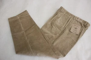 Lord & Taylor Casual Classics 6-Wale Corduroy Tan Cotton Pants Men's Size 36x32 - Picture 1 of 5