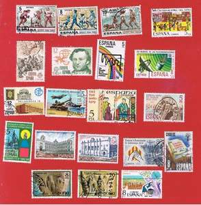 Spain #2143 /2184 VF used 6 sets + singles Free S/H - Picture 1 of 1