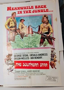 Original One Sheet Movie Poster The Southern Star Ursula Andress - Picture 1 of 1