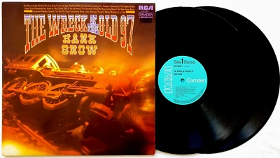 Hank Snow–The Wreck Of The Old 97 Vinyl 2LP 1971 RCA Australia Camden–CXS-9009 - Image 1 of 2
