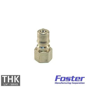 Foster FHK Series 1/4" K2S/S Stainless Steel ISO B Hydraulic Quick Connect Plug - Picture 1 of 4