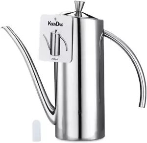 Premium Stainless Steel Olive Oil Dispenser & Kitchen Cruet 24oz/700mL - Leak... - Picture 1 of 7