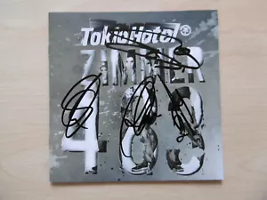 Tokio Hotel Autogramme signed CD Booklet "Zimmer 483" - Picture 1 of 1