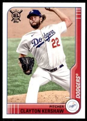 2021 TOPPS BIG LEAGUE - #37 CLAYTON KERSHAW LOS ANGELES DODGERS - Image 1 of 2