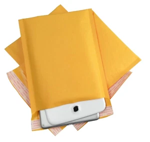 1000 #0 6x10 Kraft Bubble Mailers Self Seal Padded Shipping Envelopes 6"x10" - Picture 1 of 5