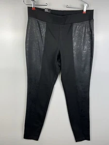 New York And Company Pull On Black Ankle Legging Pants Womens Large NWT - Picture 1 of 12
