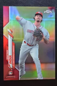 2020 Topps Pro Debut Chrome Red Refractors Jonathan India /10 - Picture 1 of 2