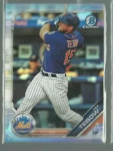 2019 Bowman Chrome Draft Refractors #BDC92 Tim Tebow (ref 81836) - Picture 1 of 1