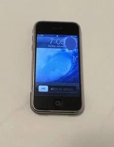 Apple iPhone 1st Generation - 8GB - Black (AT&T) A1203 (GSM) B24 Has Siri !! - Afbeelding 1 van 23