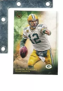 2015 Topps Valor NFL #12 Aaron Rodgers 4 veces Jugador Más Valioso Cabra ¡Raro! Casi nuevo + empacadores - Imagen 1 de 1