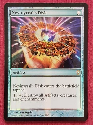 Magic The Gathering FROM THE VAULT RELICS NEVINYRRAL'S DISK artifact card MTG - Image 1 of 2