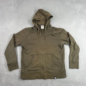American Giant Full Zip Hoodie Herren L Grün Made in USA Baumwolle Distressed - Bild 1 von 13