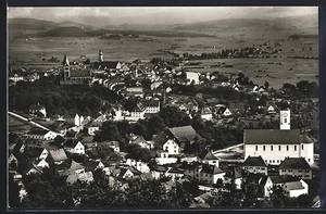 Cham /Bayer. Wald, Stadtansicht, Kirchen, Panorama, Ansichtskarte - Picture 1 of 2