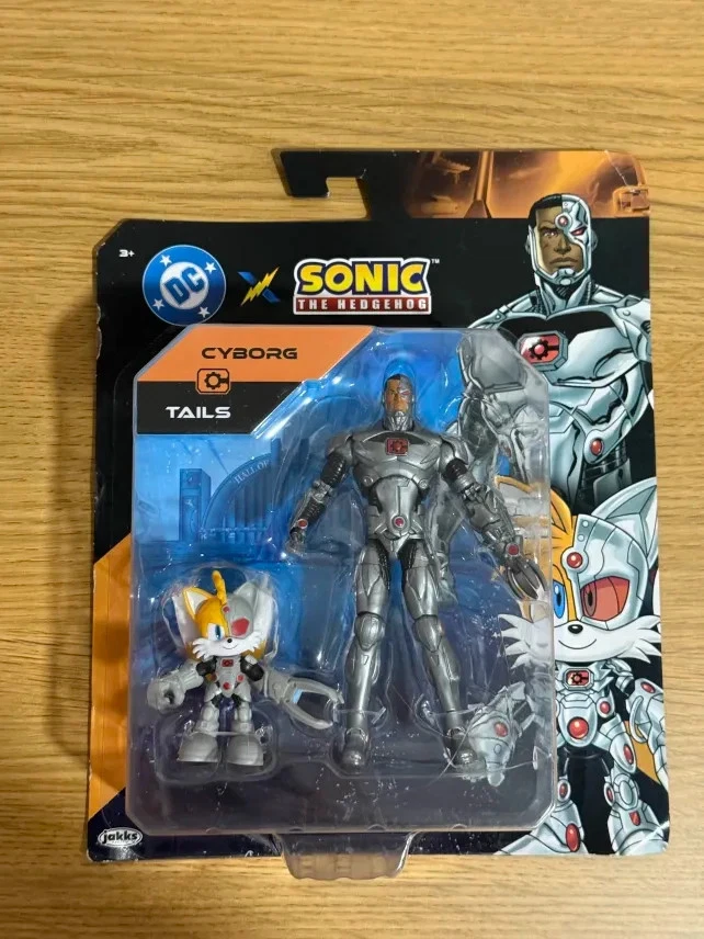 DC X Sonic the Hedgehog Cyborg and Tails pacote com 2 Jakks Pacific NOVO FRETE GRÁTIS - Imagem 1 de 1