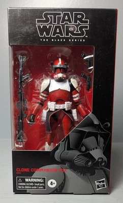 Clone Commander Fox 6" action figure 2019 Hasbro Star Wars Black Series - Image 1 of 2