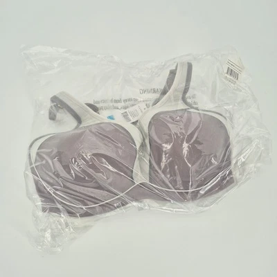 Sujetador deportivo convertible Natori Zen Contour 752147 gris pluma talla 32DDD NUEVO CON ETIQUETAS Foto 1 de 4