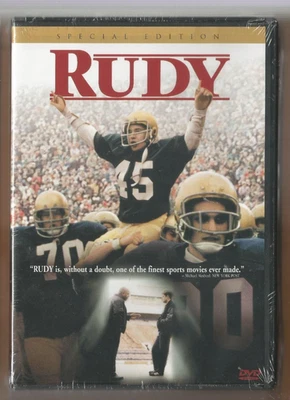 Руди (DVD, 1993, широкоэкранный, специальное издание) ~ Шон Эстин ~ Нед Битти совершенно новый - Изображение 1 из 2