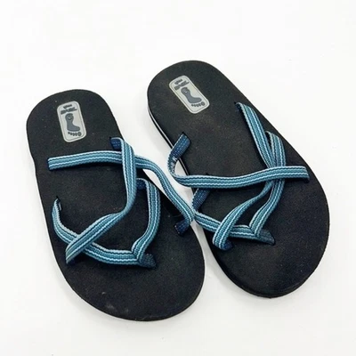 Сандалии детские Teva Olowahu с ремешками синие размер 10 - Изображение 1 из 4