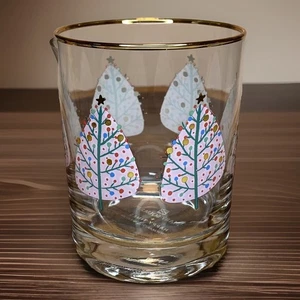 Taza Mary Square + Happy Tines Coctel Rosa Árbol de Navidad Borde Dorado 12 oz. - Imagen 1 de 9