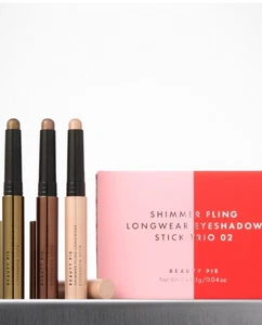 BEAUTY PIE Shimmer & Fling Longwear Eye Shadow Stick Trio New! - Picture 1 of 2