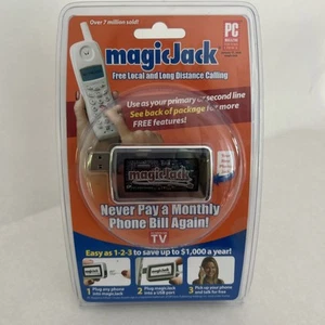 Magic Jack USB Phone Jack 430-0302 Neuf Scellé - Photo 1/9