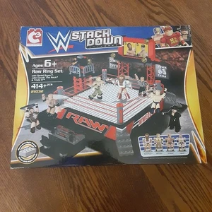 C3 Construction WWE StackDown Ring Building Set The Rock John Cena 414 Pcs 21032 - Picture 1 of 8