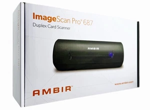 Ambir Pro DS687 Carte Duplex, Scanner d'Id avec Logiciel Ambirscan 3.1 Pro - NEUF - Photo 1/3