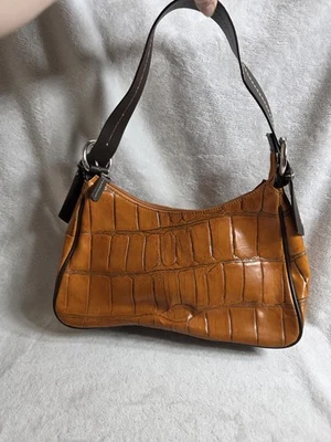 Coldwater Creek Vintage 90’s Faux Crocodile Leather Purse Shoulder Bag - Image 1 of 4